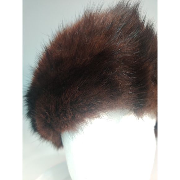 Vintage Elegant International Mink Fur Hat from Canada 21.5\